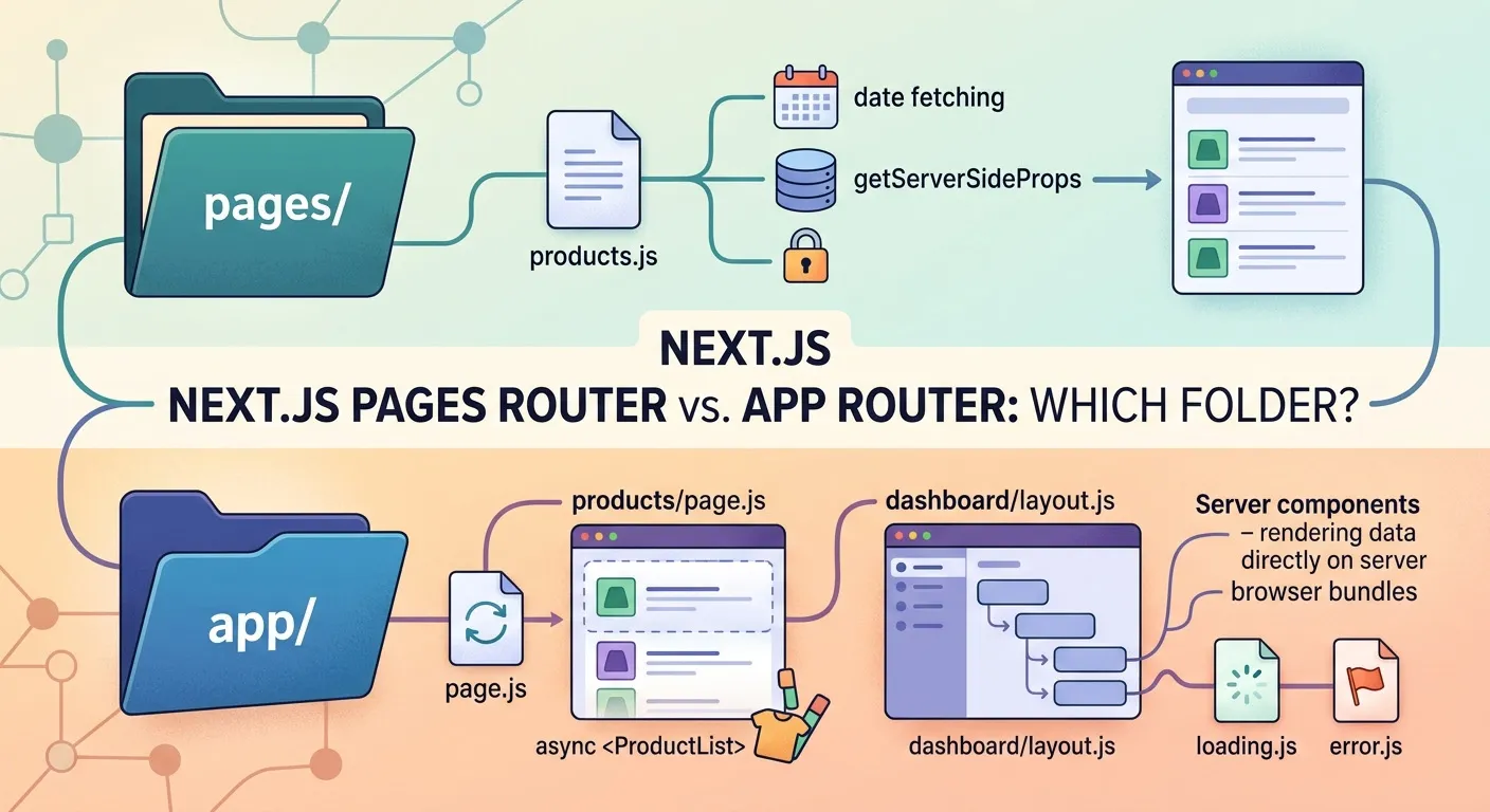 Next.js App Router vs Pages Router - Which One to Choose in 2026
